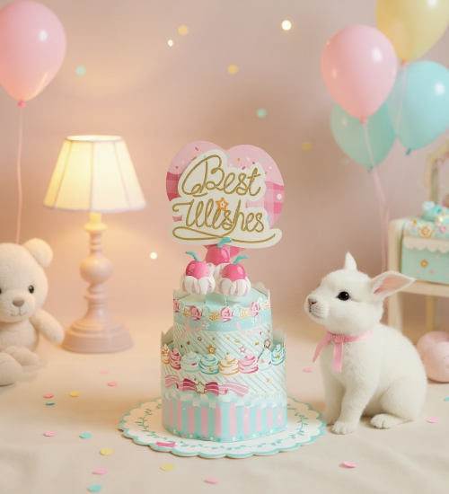 3D Pop-Up Hediye Kartı | Özel Tasarım Doğum Günü ve Tebrik Kartı