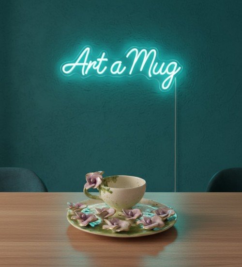 Narcissus Garden Cup | El Yapımı Kupa Bardak Seramik Set